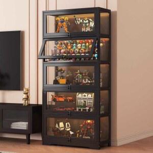 피규어장 LED조명 장식장 장 캐비닛 부품 전시 제이스튜 (투명) 피규어보관함