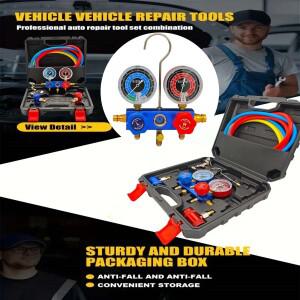 R1234yf 매니폴드 게이지 세트 AC 자동차 냉매 시스템용 충전 및 진단 퀵 커플러