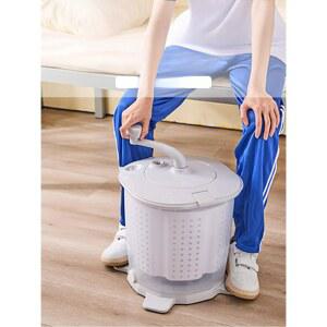 수동 세탁기 휴대용 탈수 양말 기숙사 원룸 캠핑용 소량