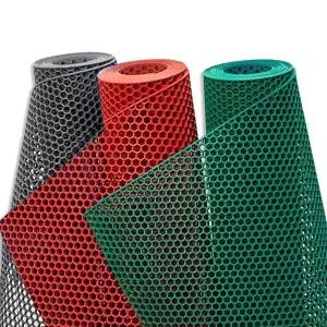 [골드스마일]롤매트 레드 육각 그레이 더크린 현관쿠션롤매트 미끄