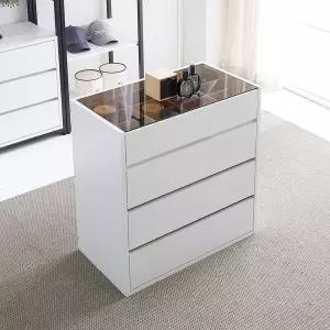 SD305 화이트 800 아일랜드시스템서랍장 드레스룸옷방