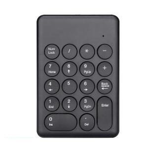 무선 숫자 키패드, 미니 키캡, 2.4G, USB 유선 노트북, 데스크탑, PC, 컴퓨터, 18 키