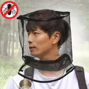 야외 활동 모기장 농업용 야외용 휴대용 얼굴 모기장 캠핑 모기 보호 가리개 여름용 벌레 해충 햇빛 여름