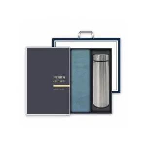 500ml 보온보냉 온도계텀블러+타올 선물세트