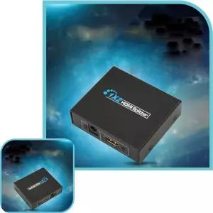 뮤 분배기 허브 셀렉터 출력 모니터 공유기 영상 선택기 Coms HDMI 1대2