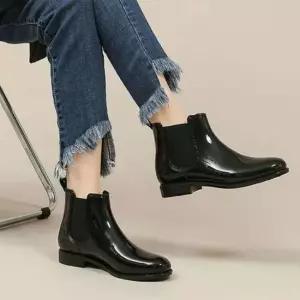 첼시 여성 레인부츠 캐주얼 여름 장화 장마철 신발 레인부츠