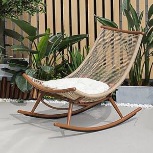 1인 라탄 흔들의자 그물 안락 의자 체어 싱글 의자
