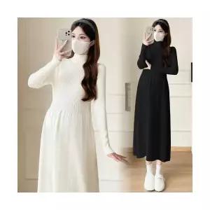 여성용 원피스 치마 니트 가을 후 러블리 출산 스웨터 수유 J26Z4 다올4