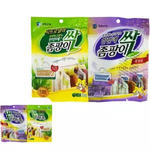 유바라 크린스타 옷장용방충제 제습 1P 좀약 좀팡이싹 옷보관용품 선택 섬유보호제