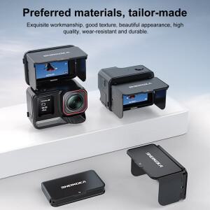 Insta360 Ace 2 용 마그네틱 스크린 후드 눈부심 방지 햇빛 그늘 허리 레벨 뷰 파인더 카메라 악세서리