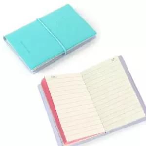 [문구/오피스] 가죽커버 수첩 5p세트 스카이 스마일