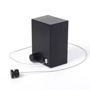 자동감김 와이어로프 실내 건조 빨랫줄 검정 빨래끈