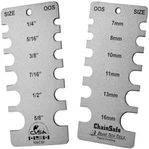 미국산 브레이크 테크 도구 체인 마모 게이지 체인세이프 검사 - BT-106CSF