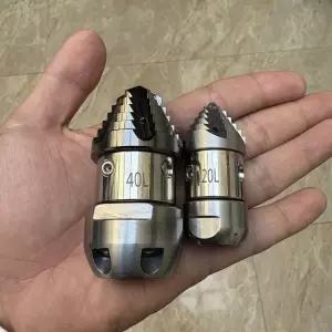 하수구노즐 배관 청소 준설 오거 버섯머리 크리닝 호스 스프링클러 내경 하수관 세척기 파이프