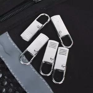 고리형 만능 지퍼고리 손잡이 실버 5P