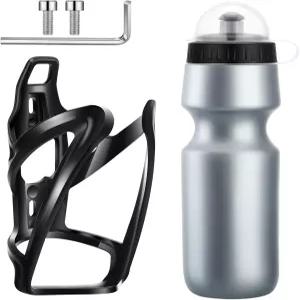 산악 야외 자전거를 위한 24온스 스퀴즈 스포츠 액세서리와 보틀 바이크 물병 및 홀더가 있는 미포시