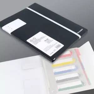 A4 클리어화일북 멀티 섹션분리 똑딱이 정리파일 60매 a4화일20매