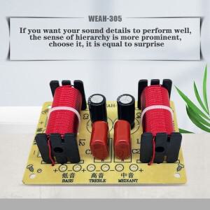 3웨이 150W 하이파이 오디오 스피커 크로스 오버 트레블 미드 레인지 베이스 독립 홈 필터 주파수 분할기