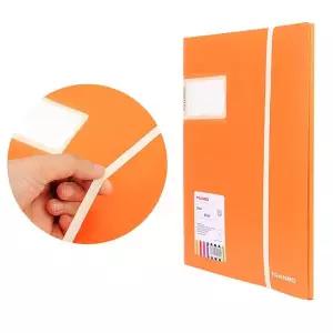 밴드타입 A4 클리어 화일 파일 40매 X2개 (색상랜덤)