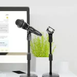 마이크걸이 마이크스탠드 탁상용마이크거치대 받침대 스텐드 걸이