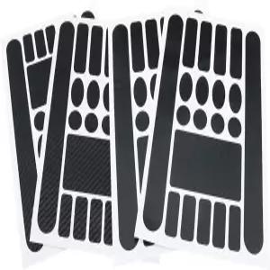 SJZBIN 4PCS 산악 자전거 체인 보호 로드 바이크 접이식 프레임 프론트 포크 스테이 프로텍터 데칼 가드