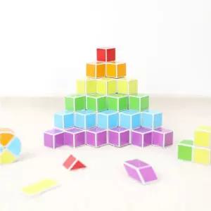 [보리보리/맘스보드]니노 마그넷 블록 10pack (사각) 세트 / 유아 어린이 영유아 자석 블록 블록