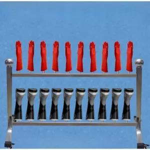 장화건조대 가슴장화 거치대 롱부츠 신발 201스텐-10쌍 공장용 걸이대 보관