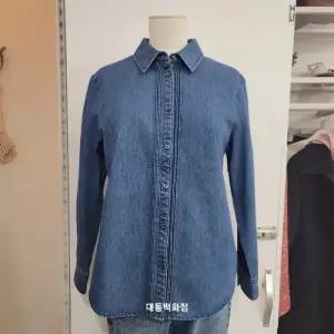 올리비아하슬러 DP01 데님 블라우스 OHESBL101 323492252348785