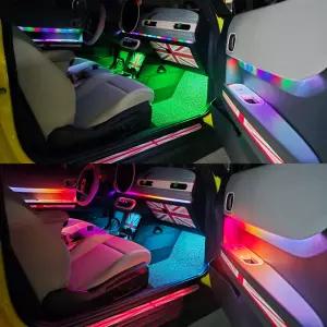 미니 쿠퍼C DMX 엠비언트 무드등 라이트 무빙 RGB 노출형 비노출 매립형 대구 카뷰티