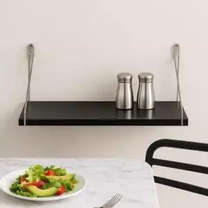 [SBD] 무타공 블랙  벽선반 무타공벽걸이선반 인테리어벽선반 50x19.5cm