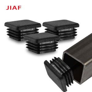 10/50/10pcs 강철 파이프에 대 한 플라스틱 사각형 플러그 거실 가구에 20/25mm 튜브 모자 침대 명성 구멍