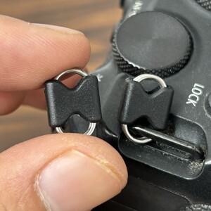 1-5 세트 후크 카메라 숄더 스트랩 스플릿 링 교체 버클 Canon Nikon 디지털