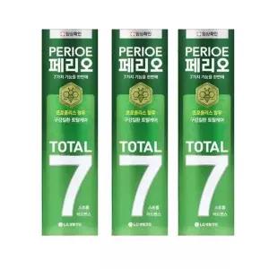 페리오치약 토탈7 스트롱 어드밴스 140g 3개입