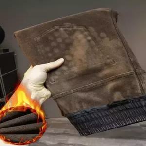 팬츠 남사친 청 캐주얼 동계 스트링 도톰 밴딩 면린넨 데일리 기모 프리미엄 보온 스판 다올4