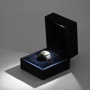 케이스 쥬얼리케이스 LED 쥬얼리 반지 블랙