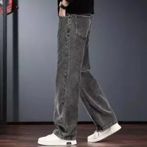 남성용 바지 캐주얼 가을 겨울 빈티지 데일리 면린넨 스트라이프 코듀로이 스트레이트 다올4