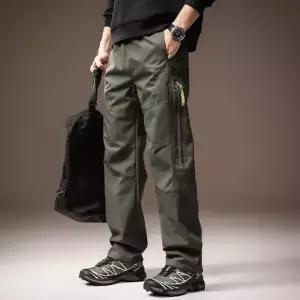 바지 남사친 캐주얼 추동 바람막이 삼방기능성 야상 데일리 기모 면린넨 다올4