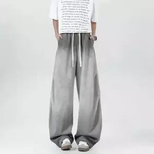 팬츠 남자 캐주얼 가을 겨울 기모 긴 빅사이즈 보카시 면린넨 커브 와이드 트렌디 데일리 다올4