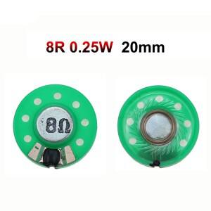 JCD 2PCS 8 옴 0.25W 16/32Ohm 혼 스피커 16R 32R 20mm 직경 시끄러운