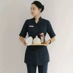 미용 유니폼 에스테틱 피부샵 안내 병원 의상 식당 피부과 근무복 데스크 의류