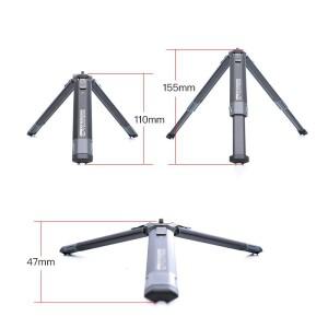 Vlogger DT-05 나사 텔레스코픽 미니 삼각대 스탠드 브래킷 범용 1/4 인치 휴대폰 DSLR 미러리스 카메라 알