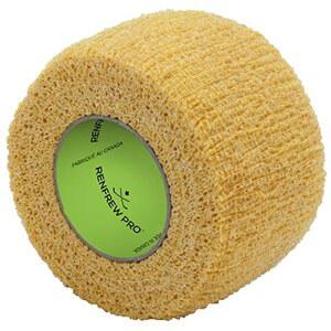 렌프루 스트레치랩 그립 테이프 스카파 하키 스틱, 롤 1개(1.5인치/6야드, 노란색)