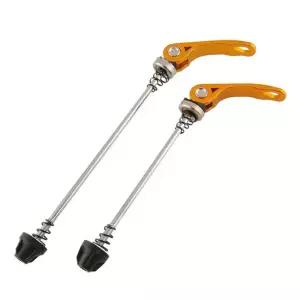 골드 큐알레버 퀵릴리스 자전거 엠티비 휠 허브 QR