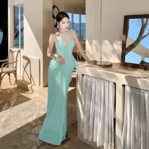 여친 원피스 롱 망사 봄 고급세련핏 일자 톱 앤티크 프렌치 드레스 인기1