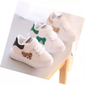 유아캐쥬얼운동화 205128 바닥튼튼뽀글베어화이트아동운동화(150-190)