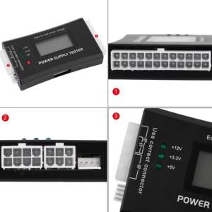 전력 측정 진단 테스터 도구 디지털 LCD 디스플레이 PC 컴퓨터 20/24핀 공급 장치 Atx 소스