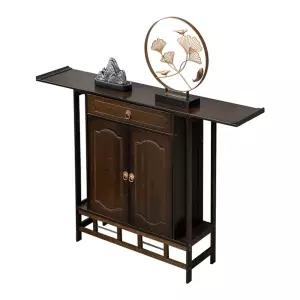 낮은 틈새 진열장 미니 수납장 슬림 책장 원목 선반