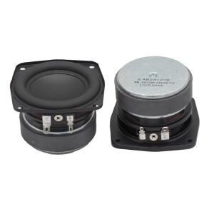 2개/몫 3 인치 서브 우퍼 4 옴 30W-35W 스피커베이스 오디오 블루투스 DIY 책장 Hifi 홈 사운드