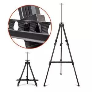 [문구] 캔버스 알루미늄 대형 이젤 블랙보드 거치대