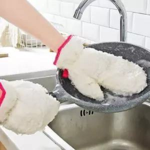 세척 청소용 장갑 설겆이 주방 수세미 식기 벙어리